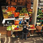 Ovocný trh v centru Funchalu